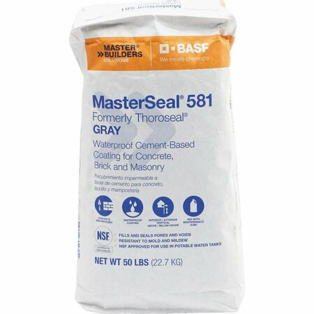MASTERSEAL 581 50 Lb. Gray Masonry Waterproofer MS581GY50